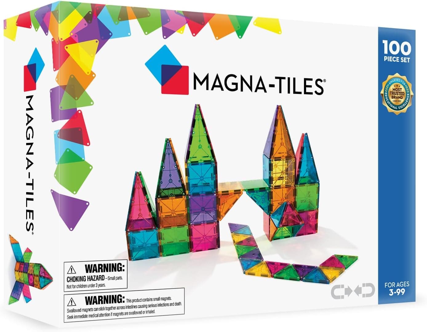 מגנה-טיילס MAGNA-TILES קלאסיק – סט 100 חלקים