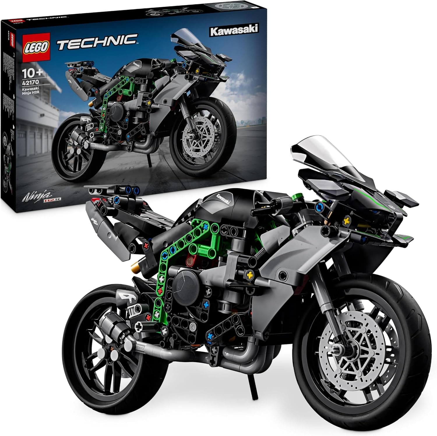 לגו טכניק 42170 – אופנוע Kawasaki Ninja H2R
